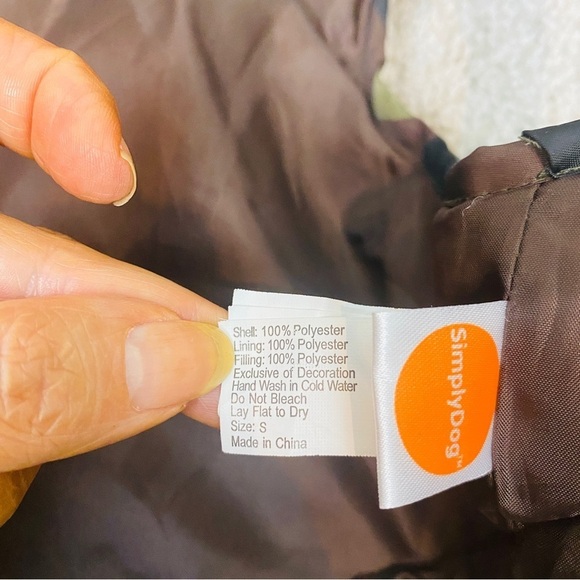 Simply Dog Camo Dog Coat Jacket Faux Fur Hood Trim - Picture 12 of 14